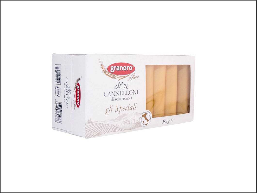 E40 - Cannelloni di Semola - Pasta da Forno Classica 1 Pz 250 Gr