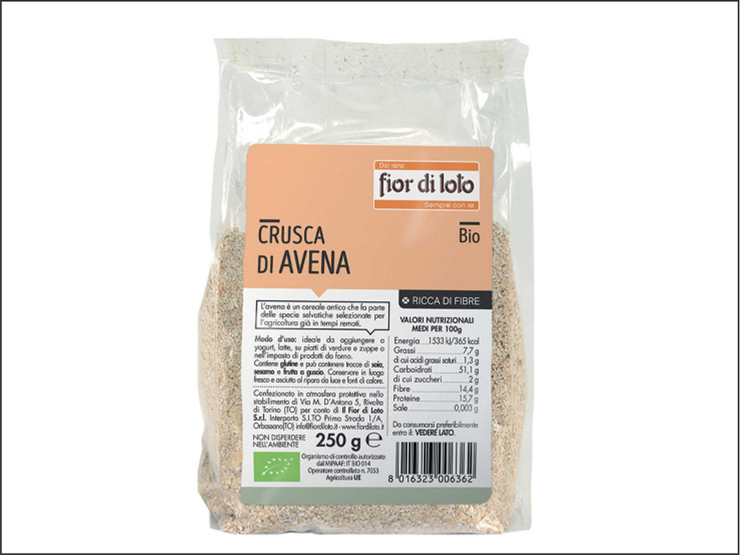 DA02 - Crusca di Avena Bio 1 Pz 250 Gr