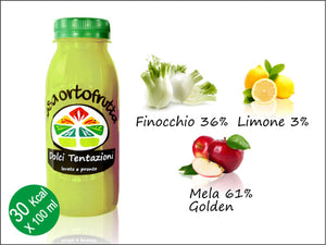 C01 - Estratti Produzione Artigianale Finocchio + Mela - 1 Pz 250 Ml