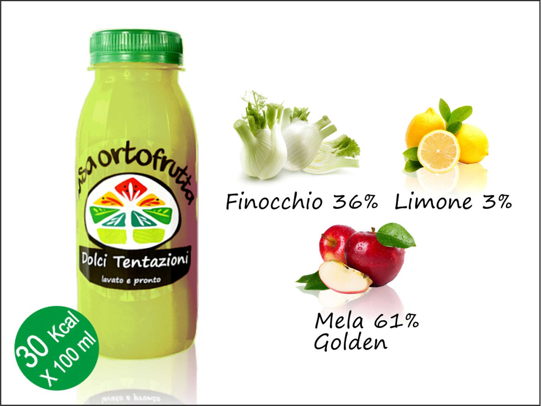 C01 - Estratti Produzione Artigianale Finocchio + Mela - 1 Pz 250 Ml