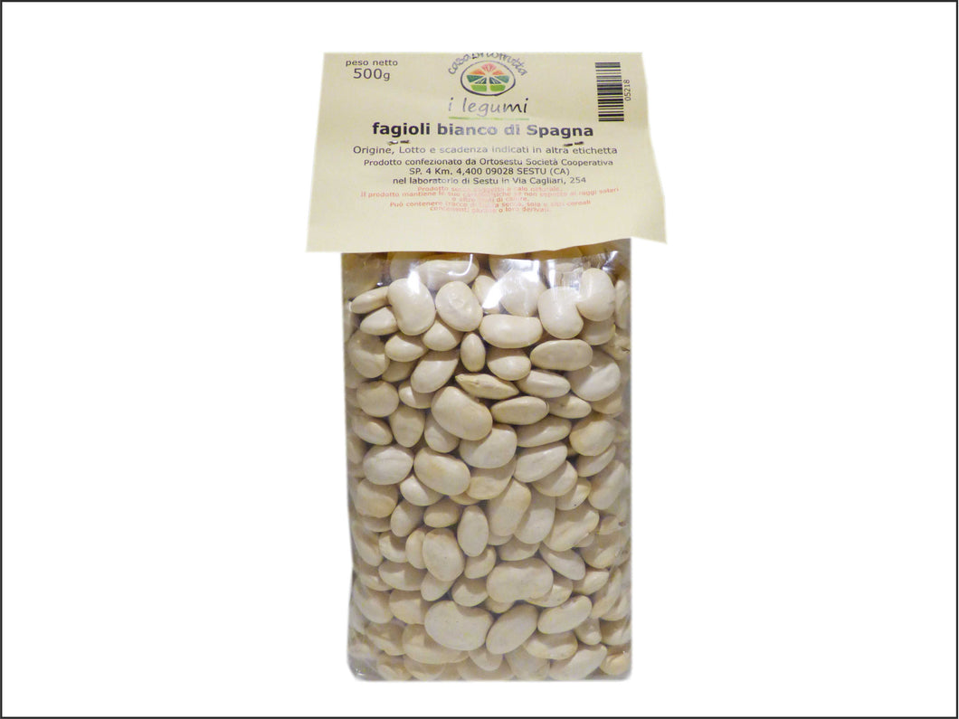 DA01 - Fagioli Bianchi di Spagna - Legumi 1 Pz 500 Gr