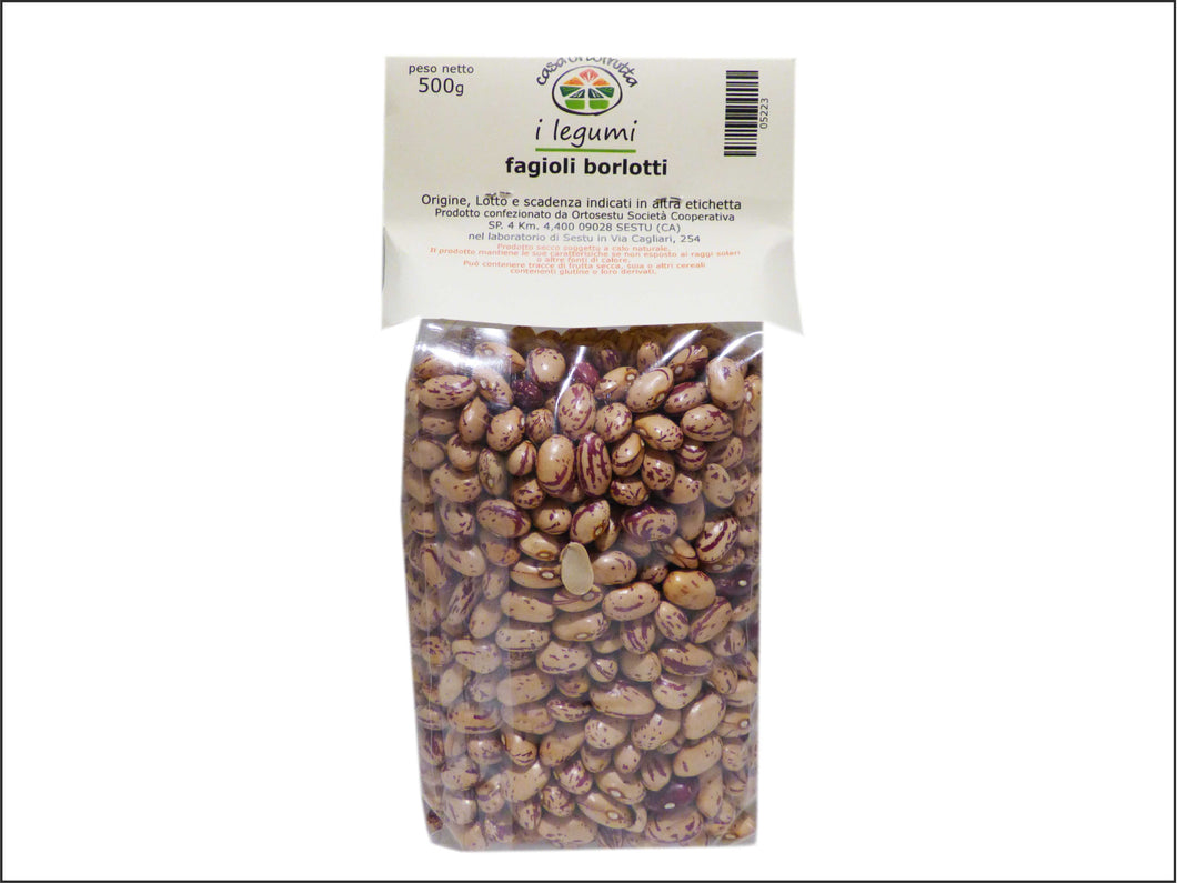 DA01 - Fagioli Borlotti - Legumi 1 Pz 500 Gr