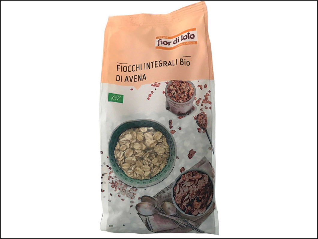 DA08 - Cereali Bio Fiocchi di Avena Integrali  Bio 1 Pz 500 Gr