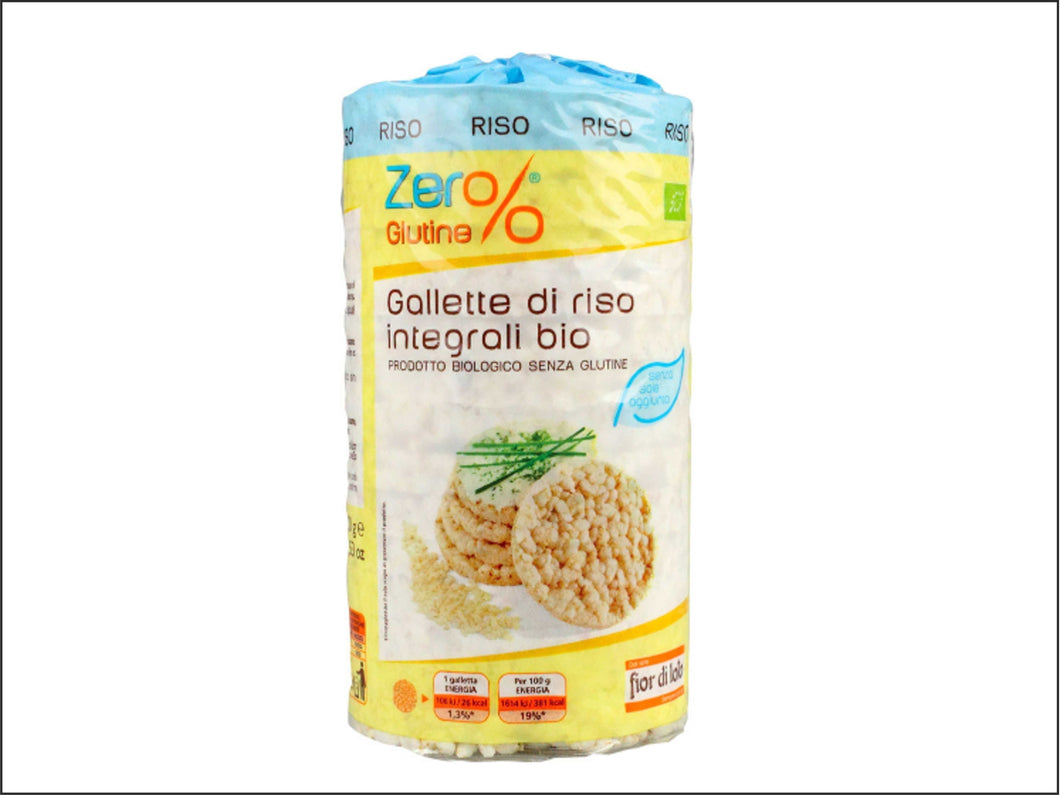 EC06 - Gallette di Riso Integrali Senza Sale Bio - 1 Pz da 100 Gr