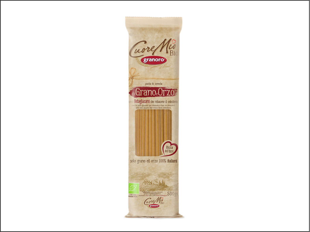 E62 - Linguine Grano e Orzo Bio - Cuore Mio - 1 Pz 400 Gr