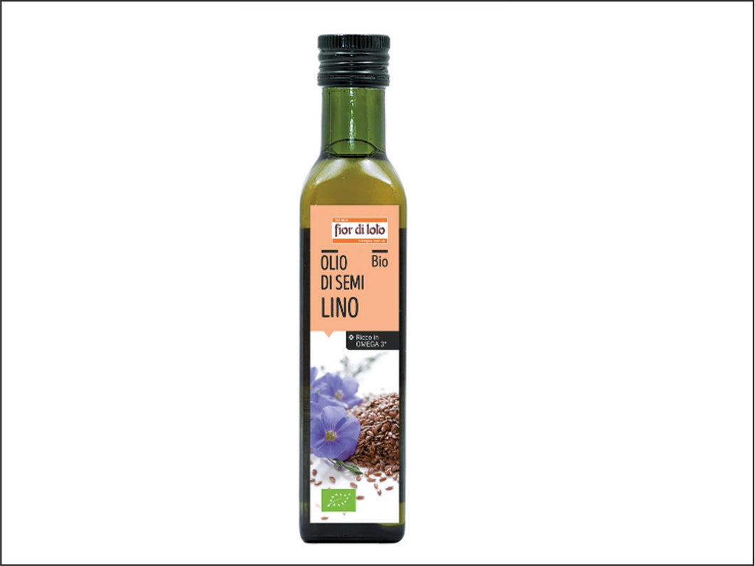 D76 - Olio di Semi di Lino Biologico 1 Pz 250 Ml