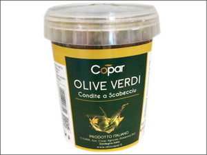 D59 - Olive Verdi Condite a Scabecciu 1 Pz 500 Gr