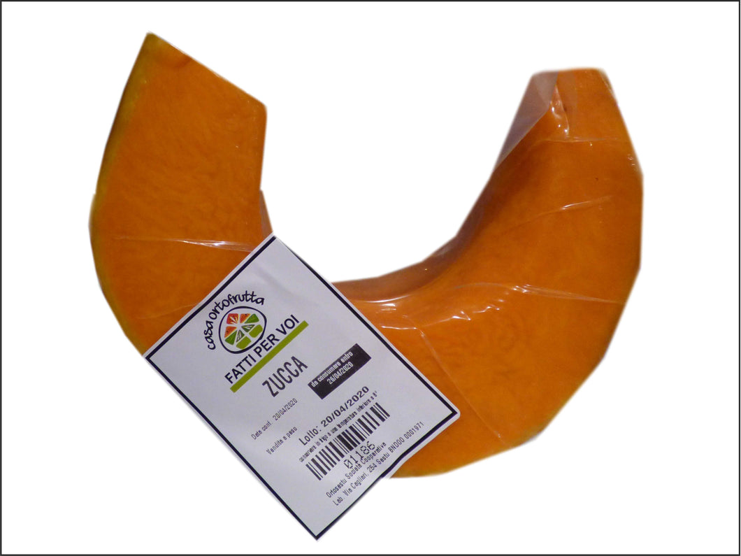 C57 - Zucca a Pezzi Sottovuoto - 1 Pz 1 Kg