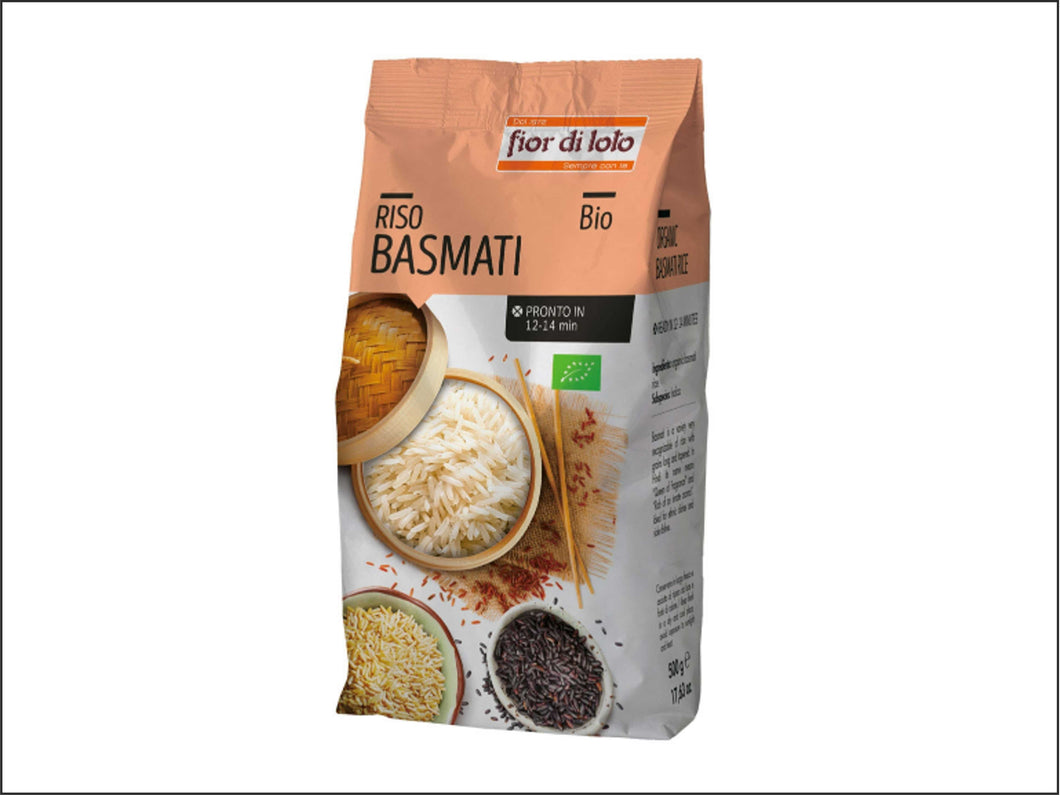 DA16 - Riso Bianco Basmati Bio - Cereali 1 Pz 500 Gr