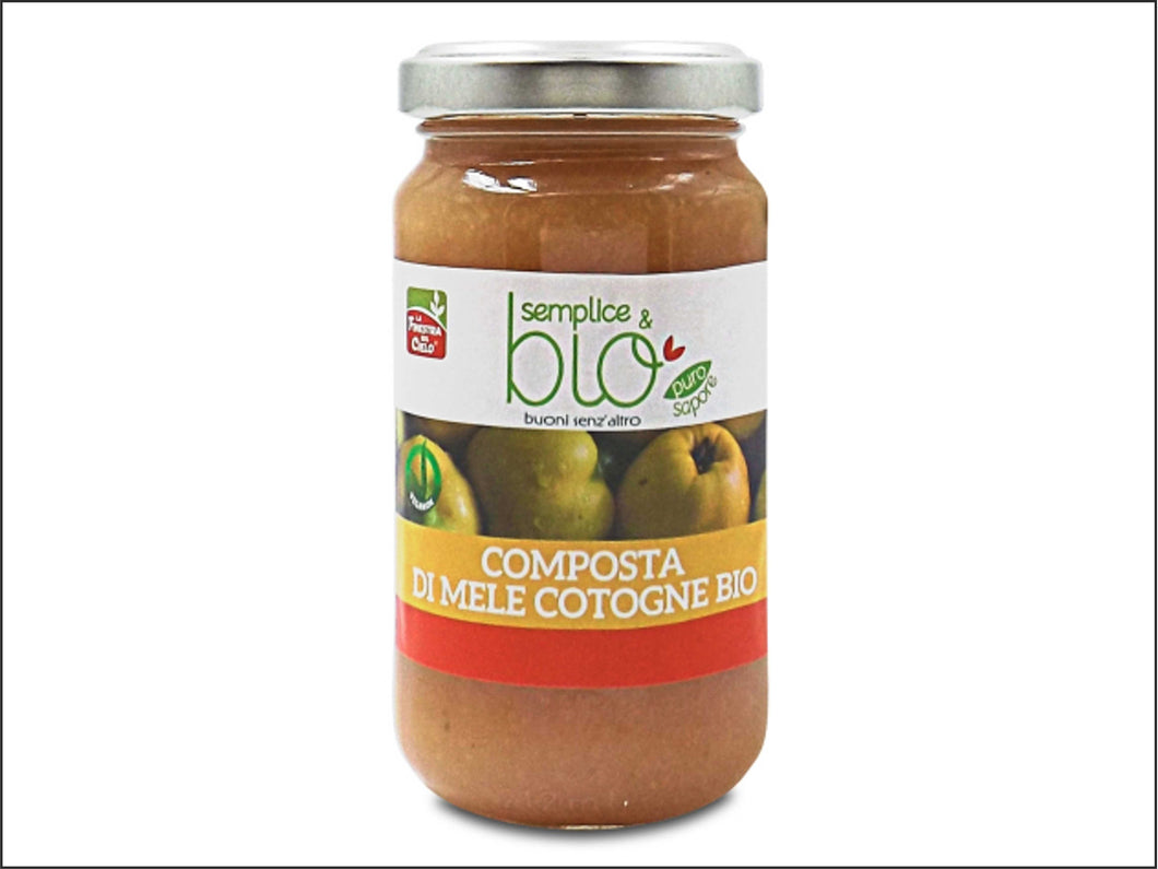 B998 - Composta di Mele Cotogne Biologica -1 Pz 220 Gr