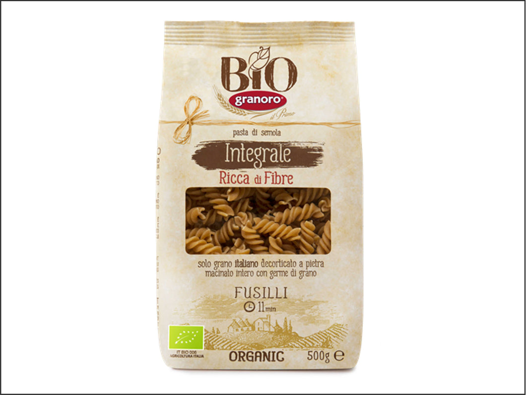 E68 - Fusilli Bio Integrale - Pasta Bio 1 Pz 500 Gr