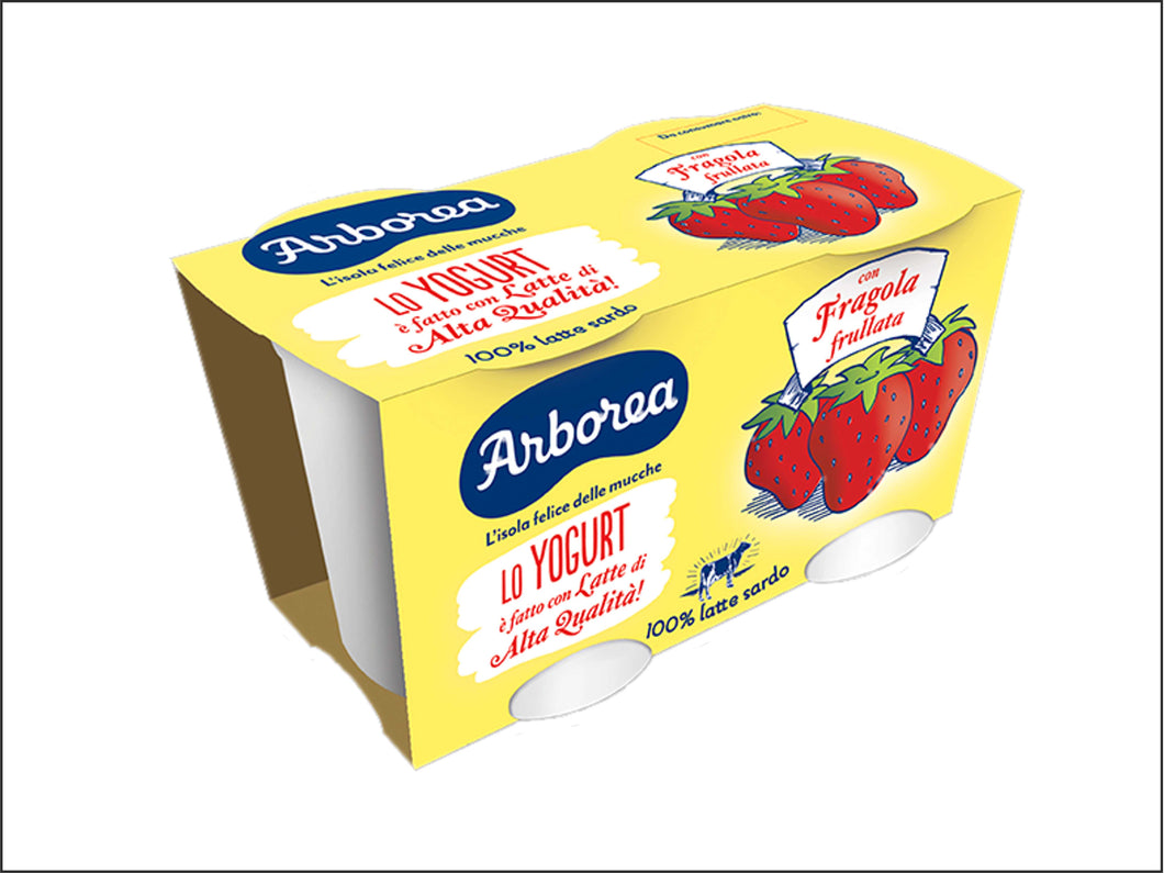 I22 - Latticini Yogurt Intero - Fragola Frullata 1 Pz